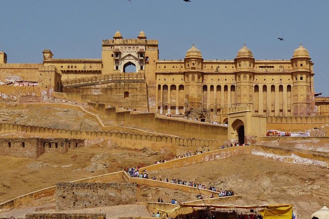 2-Day Golden Triangle Tour to The Taj Mahal, Agra and Jaipur from Delhi by Car - City Palace, Jantar Mantar, and the optional textiles stop