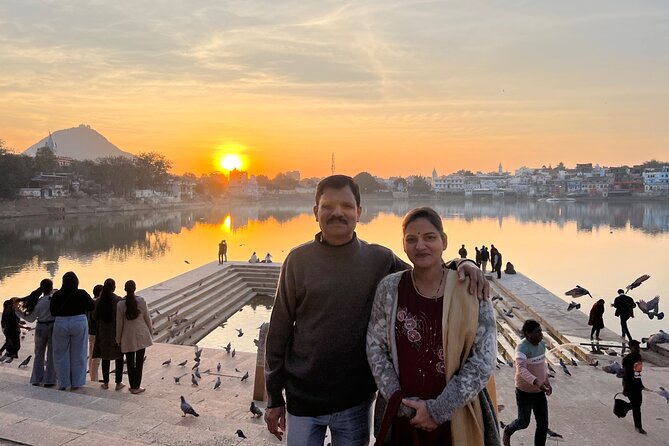 Afternoon Walk Tour with Sunset & Fire Ritual -The Pushkar Route - Small group, pickup, and a mobile ticket that reduce stress