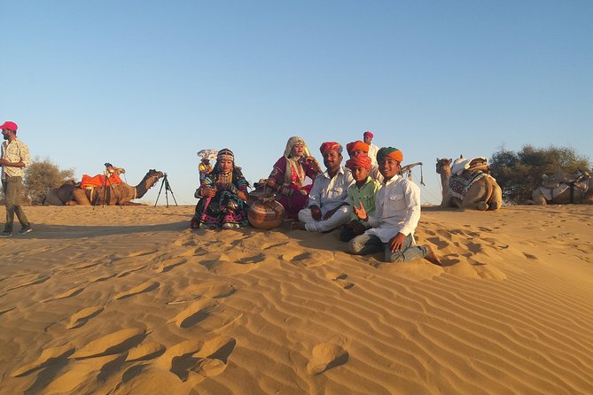 Amazing Overnight experience under the stars in Thar Desert - Day 1 Camel Safari into the Deep Thar Desert and Sunset Dunes