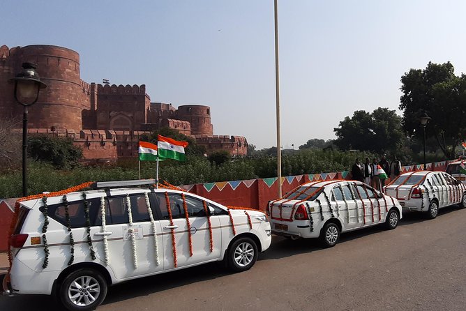 Delhi to Agra and Taj Mahal Private Day Trip by Express Train with Lunch - Agra Fort after lunch: palace halls, mosque, and big views