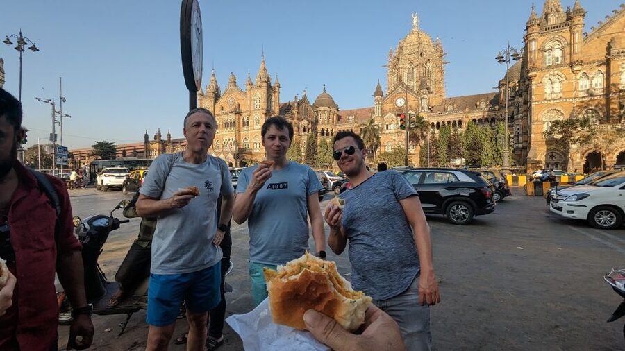 Discover Mumbai's street & beach with Vegetarian food tour - Girgaum Chowpatty chaat on the beach, plus pav bhaji with mill-worker roots