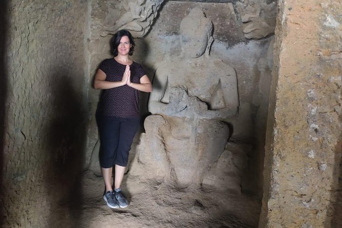Elephanta Caves & Island Guided Private Tour - The climb to the caves: steps, heat, and the chair carry option