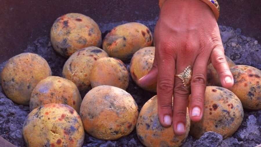 Farm to Table: With a local farmer family - A Group Feast Under a Neem Tree, Plus Chaas to Cool You Down