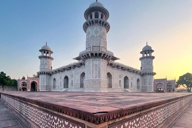 From Delhi :- Full Day Taj Mahal And Agra Fort Tour With 5<em> Lunch – Key things you’ll notice on this tour’ /></p>
<ul>
<li><strong>Sunrise timing</strong> that puts you at the Taj early, when the setting feels more magical and calmer for photos</li>
<li><strong>Private, air-conditioned door-to-door transport</strong> with tolls, fuel, parking, and taxes handled</li>
<li><strong>Live tour guide</strong> who helps connect what you see to what it means, with English praised in multiple guide experiences</li>
<li><strong>Agra Fort and Baby Taj</strong> added right after the Taj visit so you do not waste the trip</li>
<li><strong>Optional upgrades</strong> for monument tickets and <strong>5-star breakfast</strong> at DoubleTree by Hilton Agra</li>
<li><strong>Mineral water</strong> included to keep the long day more comfortable</li>
</ul>
<h2>Why this Delhi to Agra sunrise plan works</h2>
<p> Lunch – Why this Delhi to Agra sunrise plan works’ /><br />
The core idea is simple: drive overnight, reach Agra for <strong>sunrise</strong>, and tour with a guide while the Taj Mahal is at its most photogenic. That early light changes the way the marble looks, and it makes the experience feel more like a scene than a sightseeing stop.</p>
<p><p>From a practical point of view, the private transport matters. You are not coordinating buses, waiting for slow group check-ins, or guessing how to get from Delhi to Agra on your own. You step into the car, you go, and you show up at the right time.</p>
</p>
<p><p>This is also one of the cleaner ways to hit three big sites in one day. The schedule is built around the main event first, then Agra Fort and Baby Taj while the travel day is still underway.</p>
</p>
<div class="twil" style="margin: 20px 0; padding: 15px 0;"><p>More ways to see the Taj Mahal:</p><ul style="margin: 10px 0; padding-left: 0; list-style: none;"><li style="margin: 0 0 12px 0; padding: 0 0 12px 0; border-bottom: 1px solid #eee; line-height: 1.4;"><a href="https://indiareviewed.com/same-day-taj-mahal-agra-fort-baby-taj-tour-from-delhi-by-car/">Same Day Taj Mahal, Agra Fort & Baby Taj Tour from Delhi by Car</a><br><span style="font-size: 0.82em; color: #555;"><span style="color: #3F2489;">★</span> 5.0 &nbsp;&middot;&nbsp; 4,304 reviews</span></li><li style="margin: 0 0 12px 0; padding: 0 0 12px 0; border-bottom: 1px solid #eee; line-height: 1.4;"><a href="https://indiareviewed.com/taj-mahal-day-tour-from-delhi-by-superfast-train-top-rated-tour/">Taj Mahal Day Tour from Delhi by Superfast Train – TOP RATED TOUR</a><br><span style="font-size: 0.82em; color: #555;"><span style="color: #3F2489;">★</span> 5.0 &nbsp;&middot;&nbsp; 4,166 reviews</span></li><li style="margin: 0; padding: 0; border-bottom: none; line-height: 1.4;"><a href="https://indiareviewed.com/full-day-taj-mahal-agra-fort-baby-taj-tour-from-delhi-by-car/">Full Day Taj Mahal, Agra Fort & Baby Taj Tour from Delhi by Car</a><br><span style="font-size: 0.82em; color: #555;"><span style="color: #3F2489;">★</span> 5.0 &nbsp;&middot;&nbsp; 3,647 reviews</span></li></ul></div><h2>Pickup at 2:30am: what your schedule feels like</h2>
<p><img width="669" height="446" decoding="async" src=