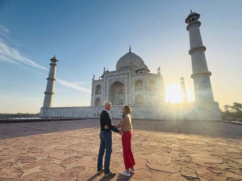 From Delhi: Sunrise Taj Mahal, Agra Fort, & Baby Taj Tour - Skip-the-queue logistics and monument tickets: what you should check