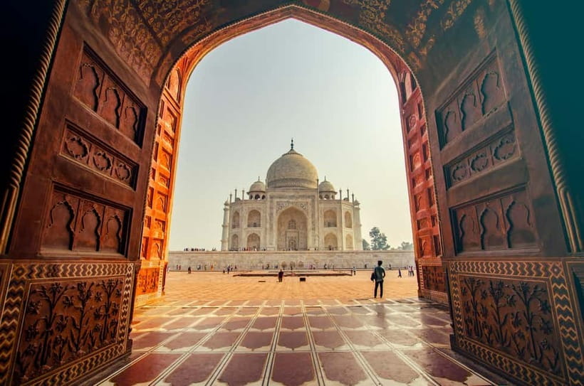 From Delhi: Taj Mahal & Agra Tour with Lunch at Marriott - Taj Mahal first: guided entry, real details, and photo time