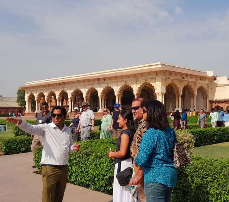 From Delhi: Taj Mahal Sunrise and Agra Fort Private Tour - Agra Fort (Agra Quila): red sandstone, power, and the Taj connection