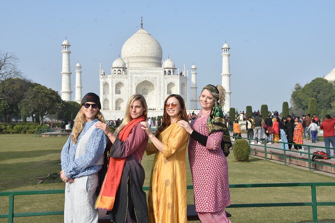 From Delhi: Taj Mahal Sunrise Tour w/ Elephant Conservation - Agra Fort: your history-and-views reset after the marble glow