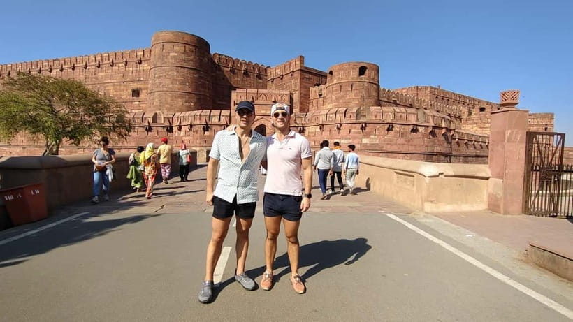 From Jaipur: Private Taj Mahal & Agra Day Trip with 5</em> Lunch – How to make your Taj Mahal time feel un-rushed’ /><br />
With about three hours on site, your biggest enemy is not time, it is confusion. The Taj looks straightforward until you hit the maze of walkways and photo stops. This tour structure helps because you do not have to guess where to go next, and the guide can keep the flow moving.</p>
<p><p>If you care about photos, I’d treat this as your chance to slow down at the right moments. Many guides in this line of work are used to helping visitors position themselves at different points for different compositions. It is also common for guides to keep you moving before you get jammed into the thickest clusters.</p>
</p>
<p><p>For a smoother experience, bring sunglasses and keep your phone charged. You will be standing around in bright light for long stretches, and the marble shows off best when you can actually see what you are looking at. Also, take a quick breath when you arrive, then reset your plan: wide views first, then details.</p>
</p>
<p><p>One more reality check. Even with fast-track entry, the Taj area can still feel crowded because it is the Taj. Your win here is that you are not wasting your morning stuck at ticket queues, and you are getting a guided route through the busiest parts.</p>
</p>
<h2>Lunch at DoubleTree by Hilton Agra, 45 minutes that actually works</h2>
<p><img width="650" height="650" decoding="async" src=