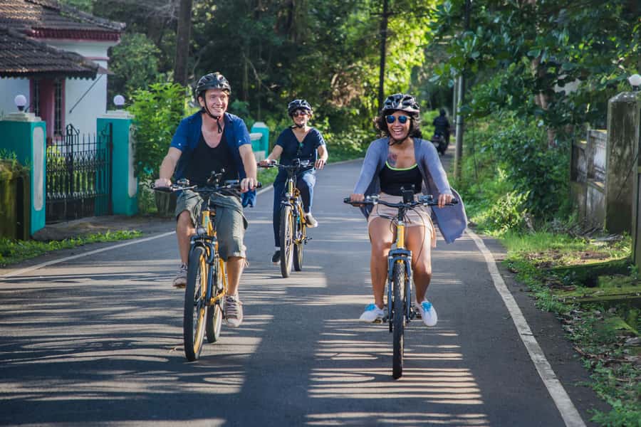 Goa: Old Goa and Divar Island E-Bike Tour with Snacks - The Mandovi River ferry ride that changes the whole mood