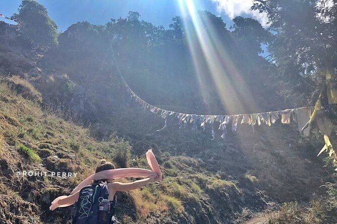 Hathipaown Heritage Walk - A guided walk to Mini Everest - The uphill section: pace it, breathe it, enjoy the prayer flags