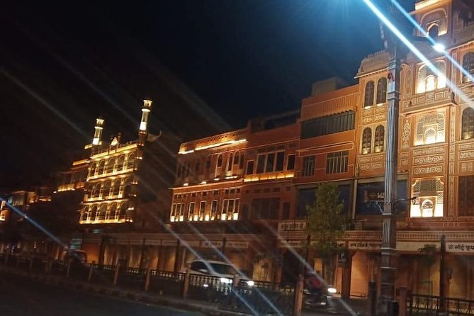 Jaipur Heritage Evening Walk - The Twilight Magic of Pink City - Kishanpole Bazar Road at dusk, warm lighting that actually matters