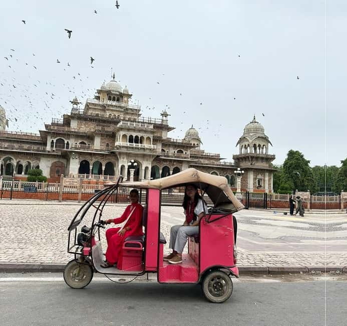 Jaipur Private City Tour with a Women-Driven E-Rickshaw Ride - Hawa Mahal then City Palace: the Jaipur postcard route, with context