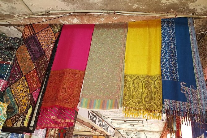 Jaipur Private Shopping Tour with Pickup - Stop 2: Channi Carpets & Textiles for fabrics, carpets, and shawls