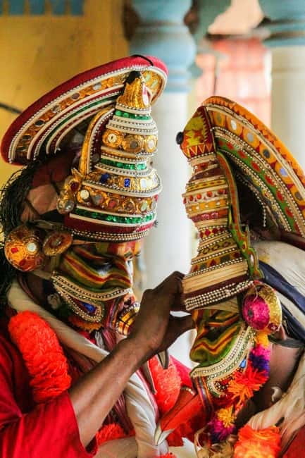 Kochi: Kathakali, Theyyam, and Kalaripayattu Evening Show - Theyyam: ritual dance of the gods, with chants and trance-like energy