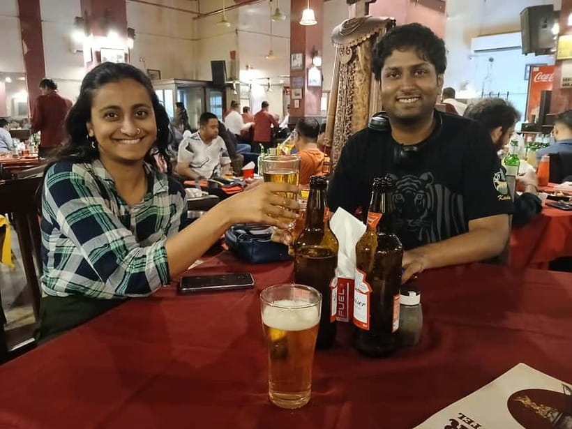 Kolkata Midtown Madness- A Street Food & Nightlife Tour - Ganesh Chandra Avenue nightlife and ending at Broadway Hotel