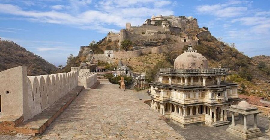 Kumbhalgarh Fort and Jain Temple from Jodhpur To Udaipur - Ranakpur Jain Temple: pillars, marble-like carving, and the monkey factor