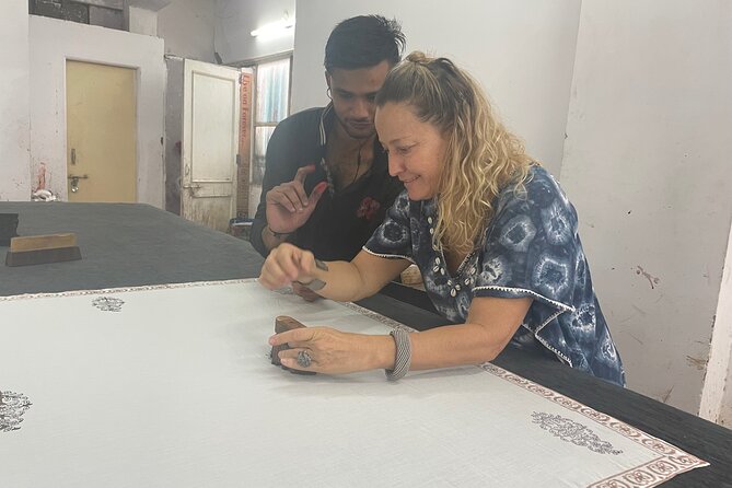 Learn Hand Block Printing Techniques & Print Your Own Fabric - Three Color Choices and How They Change the Look