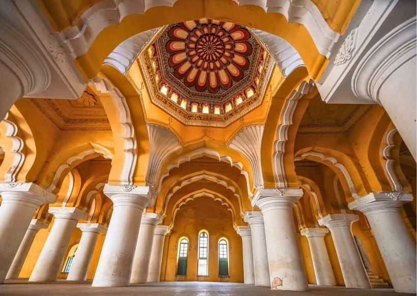 Madurai: Heritage & Cultural Trails Guided Walking Tour - Thirumalai Palace Outside View: King Tirumala Nayaka and Dravidian Meets Rajput
