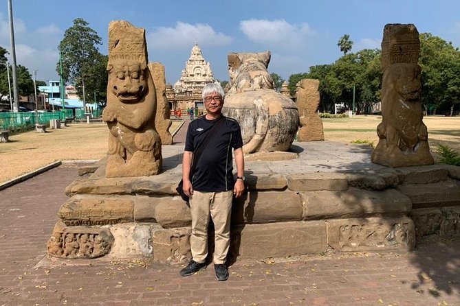 Mahabalipuram and Kanchipuram Day trip from Chennai by Private car with Guide - Pancha Rathas in Mahabalipuram: five monoliths, one rock carving idea