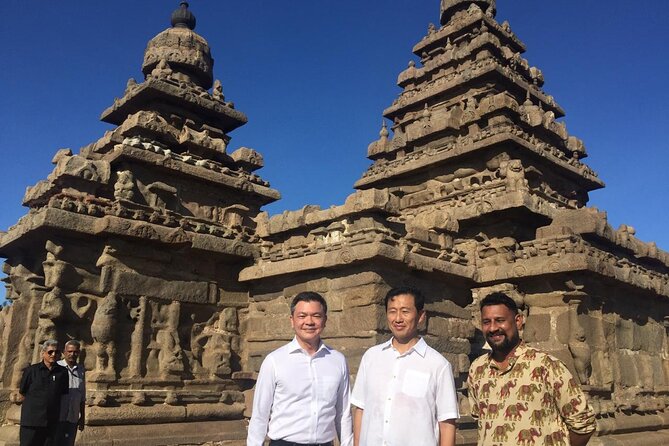 Mahabalipuram walking tour by tourism ministry approved company - Shore Temple meet-up to Five Rathas finish: how the timing feels