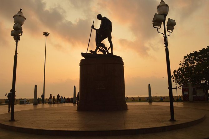 Marina Beach walking tour by tourism ministry approved company - Marina Beach statue stops: how the walk tells Chennai’s story