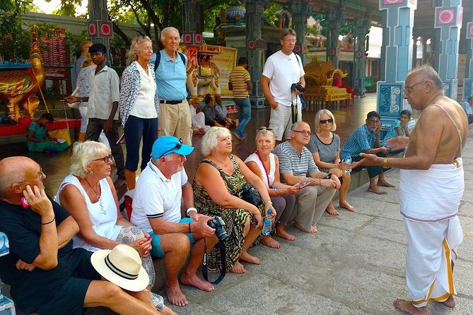 Marina Beach walking tour by tourism ministry approved company - Parthasarathy Temple: guided access to rituals and meaning