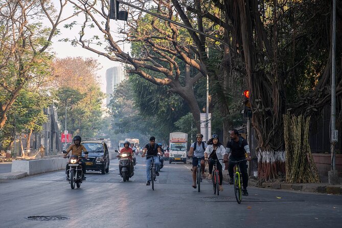 Mumbai Bicycle Tour - Mumbadevi Temple and the flower alley lead-in to Marine Drive views