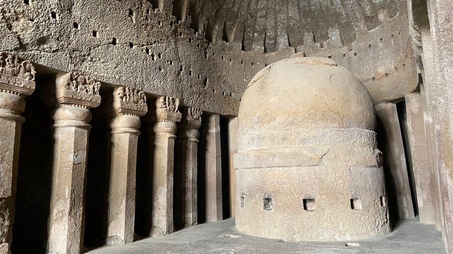 Mumbai: Kanheri Caves and The Golden Pagoda Temple - Getting the Vipassana Story Without Feeling Like a Lecture