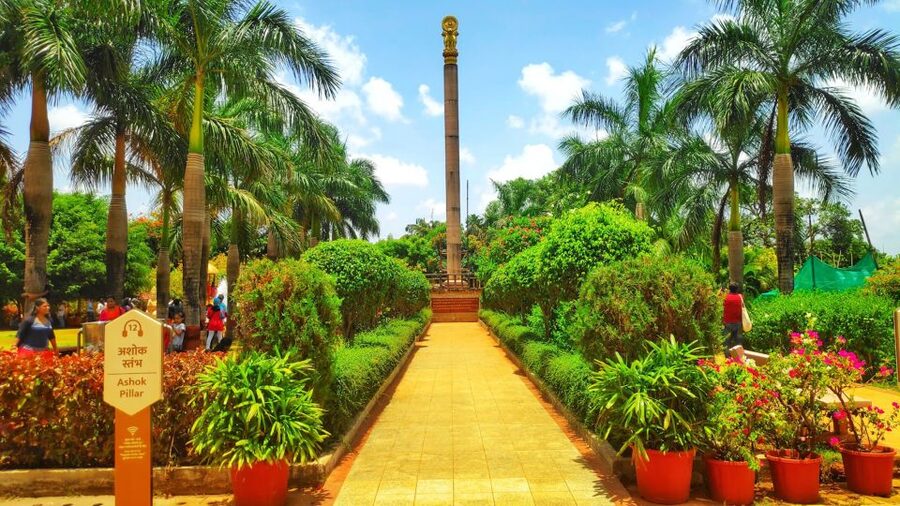 Mumbai: Kanheri Caves and The Golden Pagoda Temple - How the Day Flows, Pickup to Ticket Counter to Two Big Sites