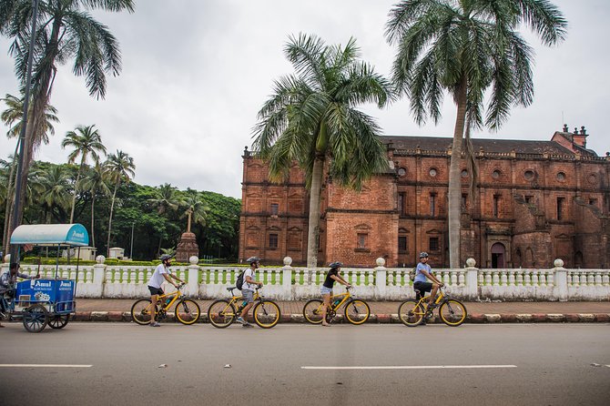 Old Goa Heritage & Culture E-Bike Tour - From BLive to Viceroy’s Arch: starting the loop with momentum