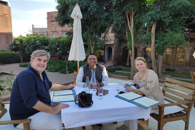 Private Tour Of Mehrangarh Fort - Views and the Palki shop pause, plus why it is included