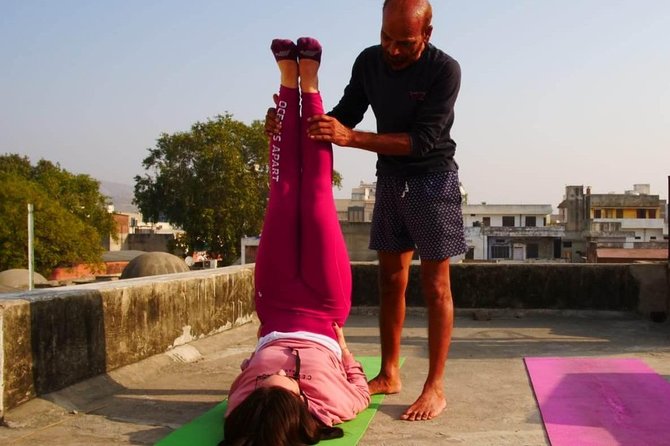 Rooftop Yoga in Jaipur - Includes Transport, Tea & Instructor - Rooftop Yoga in Jaipur With Pickup Near Hawa Mahal