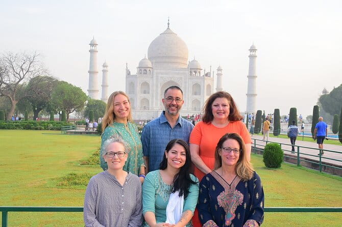 Saniya's One day tour and Home visiting in Agra - Agra Fort: Jhhangir and Shahgah areas, prison, and Taj views