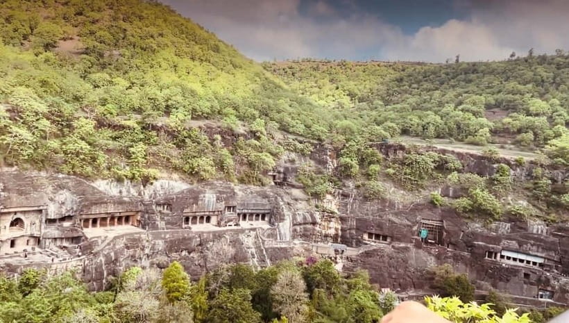 Skip-the-queue private Ajanta & Ellora 2-Day Tour ticket inc - Day 1 in Ajanta: From the Viewing Point to the Caves