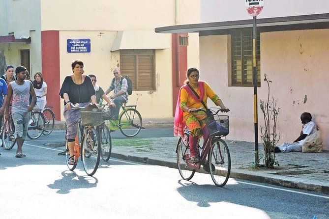The Unique Pondicherry City Bike Tour - How to Hear the Guide Better: The Front-of-Group Tip