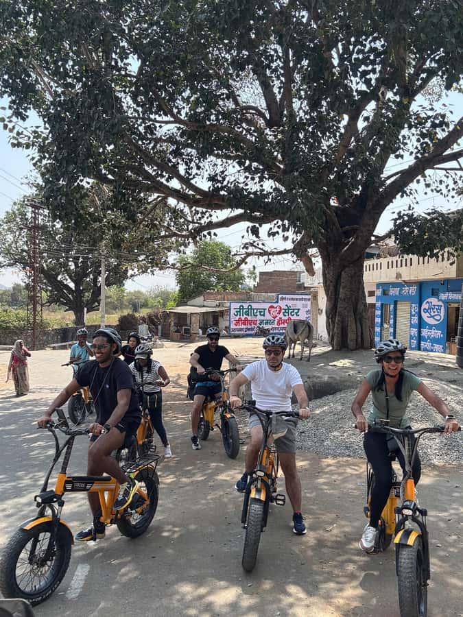 Udaipur: Off-the-Beaten Path Guided E-Bike Tour - Throttled e-bikes and quiet roads: the ride you’ll actually enjoy