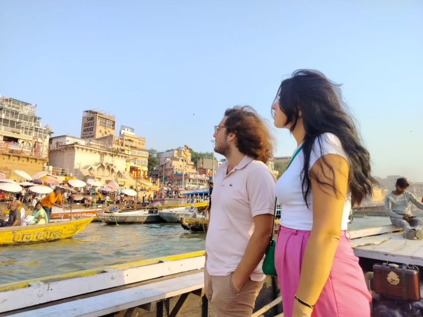 Varanasi : Full Day City Highlights Day Tour & Ganges Cruise - Sarnath after midday: Dhamekh Stupa, the Archaeological Museum, and that calmer kind of sacred