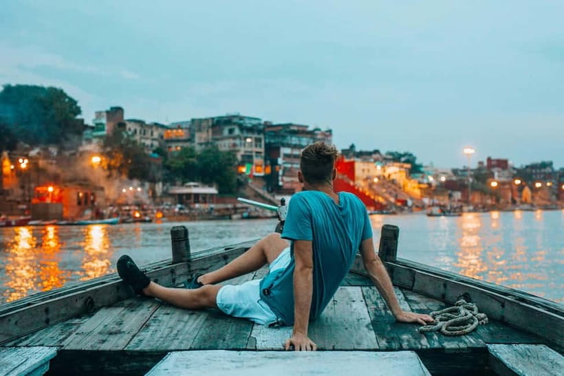 Varanasi Landmark Evening City Tour - Aarti & Boating - Dashashwamedh Ghat and the boat shift for the main ceremony