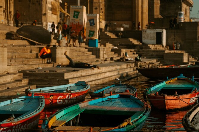 Varanasi Landmark Evening City Tour - Aarti, Boating & Witnessing the GOD - Passing Manikarnika Ghat: the most intense part of the riverfront tour