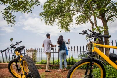 Village Vibes: Cansaulim Coastal E-Bike & Japanese Tea Tour